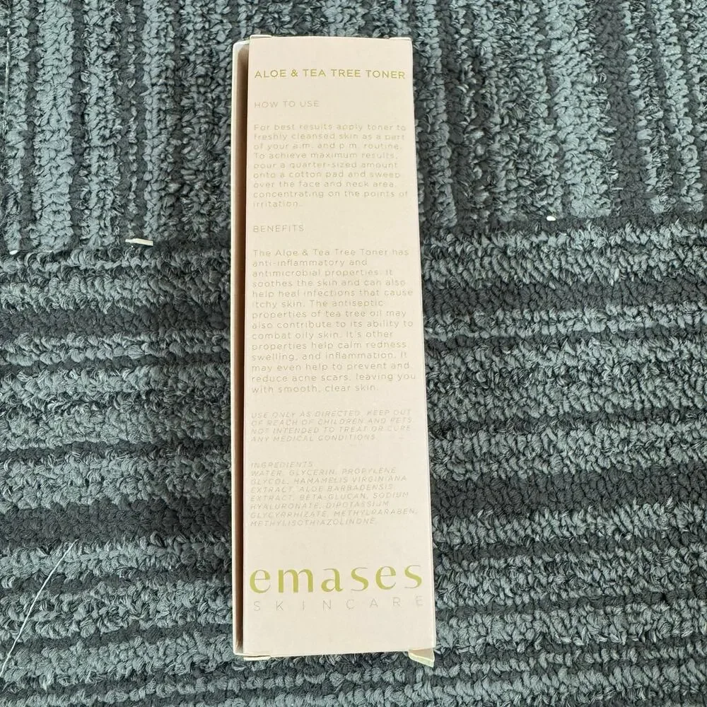 Emases Aloe & Tea Tree Toner – 5 oz / 150 ml – Sealed – Anti-Inflammatory & Anti